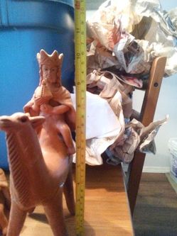 Handcrafted Panamanian Clay Nativity Set – Folk Art – $50 OBO