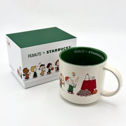 Limited Edition Peanuts + Starbucks Collection - The 14-ounce Ceramic Mug