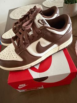 Nike brown/cream dunks - women’s 6.5