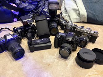 Mixed Camera Lot – Canon, Pentax, Minolta, Yashica