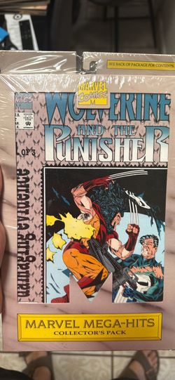 Marvel Mega Hits 1993 Collector's Pack 3 Comics Wolverine & The Punisher Sealed