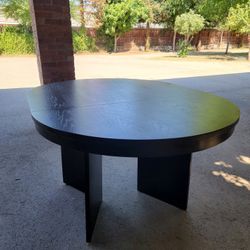 Crate & Barrel Black Dining Table READ DESCRIPTION BELOW!!!