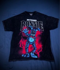 Five nights at Freddy’s withered Bonnie acid wash shirt