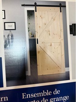 Rustic Barn Door With Hardware