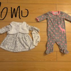 6/6-9 Month Baby Girl Clothing 