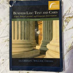 Book Business Law Text And Cases 