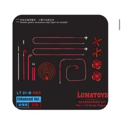 Luma Toys LT01-B Enhanced Red Daredevil Accessory Kit 1/12 New