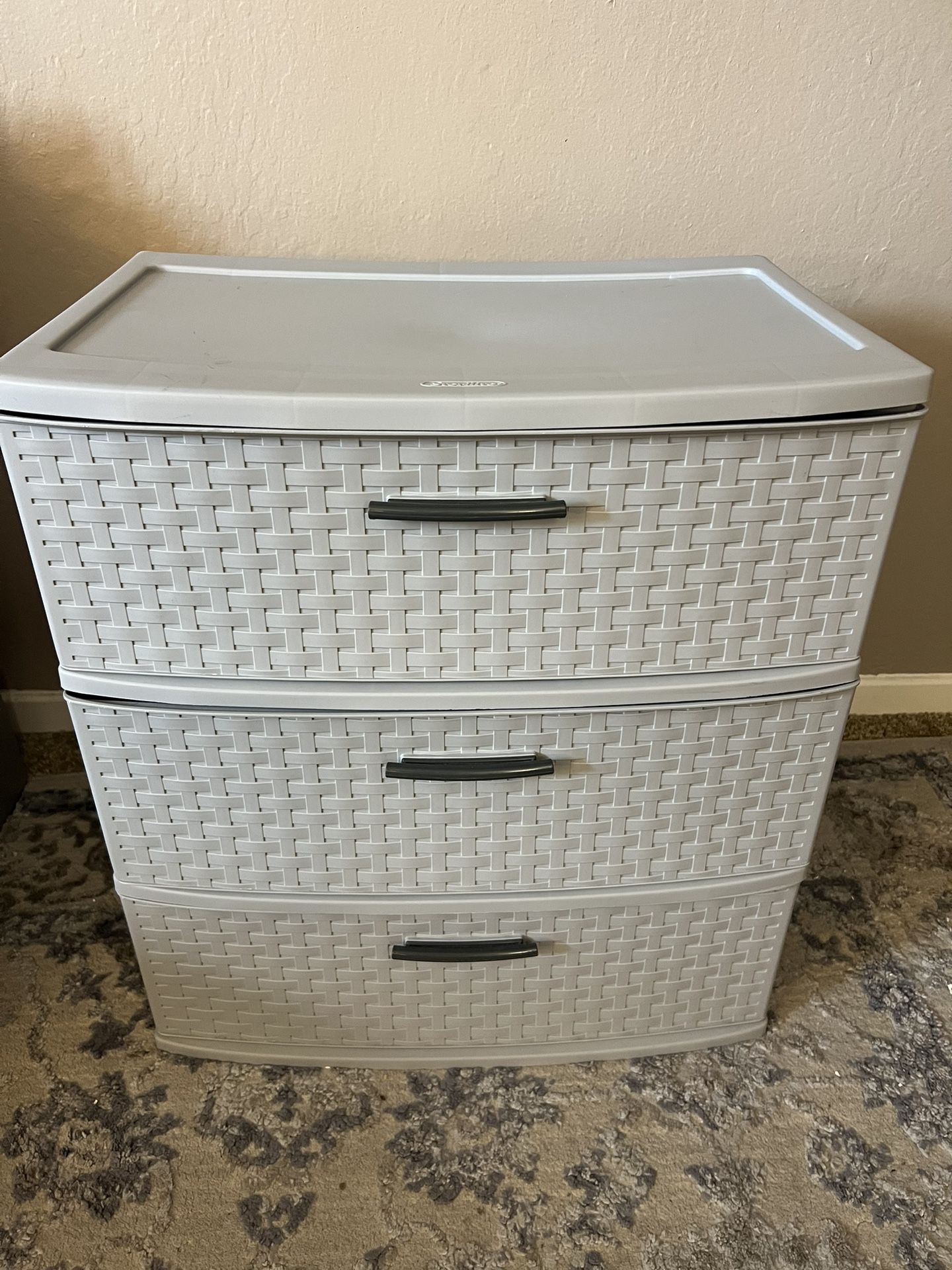 Heavy Duty 3 Drawer Wide Cart 