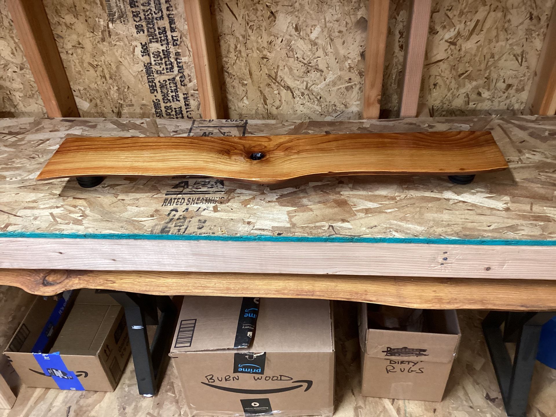 Wood Table Center Piece