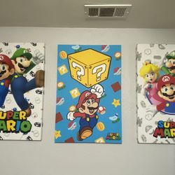 Super Mario Wall Decor 