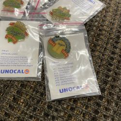 26 Vintage New Old Stock UnocaL76 dodger pins $120. Take them all.