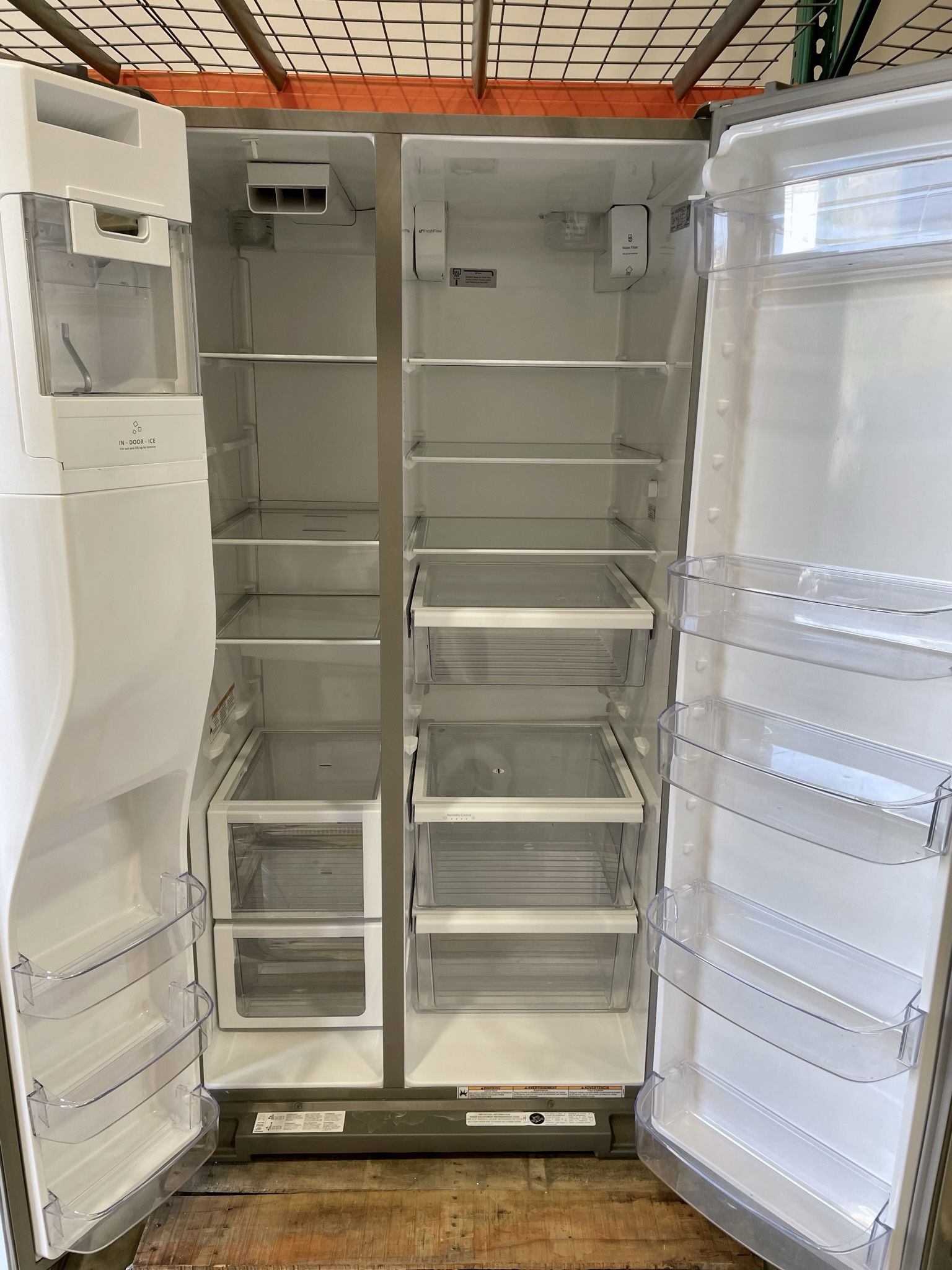 Whirlpool 28 cu. ft. SidebySide Refrigerator with Water Dispenser for