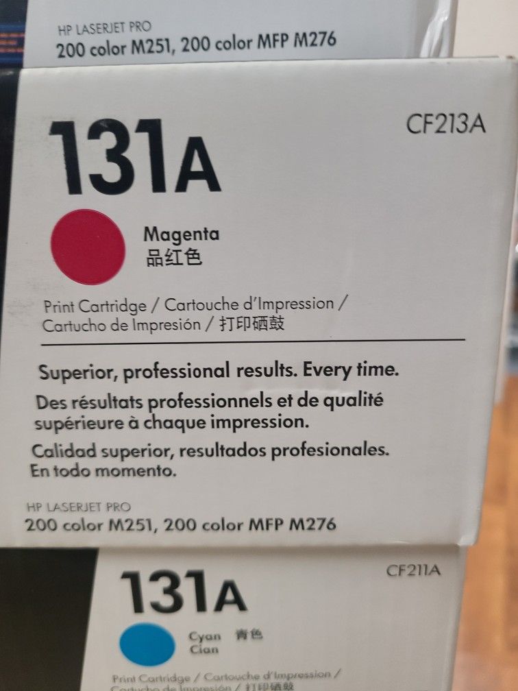 HP INK Cartridge  CF213A. Magenta