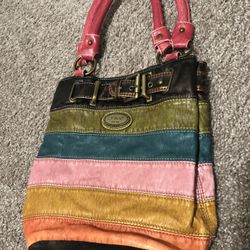 Multicolor Handbag Purse