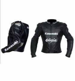 RARE KAWASAKI LEATHER MOTORCYCLE JACKET