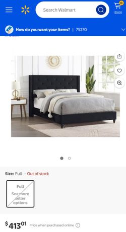 New Bed Walmart Have It For $419, I'm Selling This Bed Plus Mattress And Box spring For $200.
