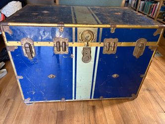Vintage Navy Steam Trunk
