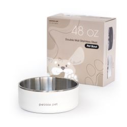 Nonslip Insulated Dog Bowl For Food And Water Dishwasher Safe 