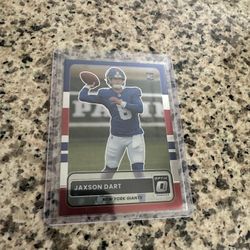2025 Donruss Optic Red White Blue Jaxson Dart RC