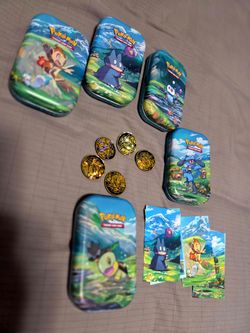 Empty Pokémon sinnoh stars tins brilliant stars Astral radiance