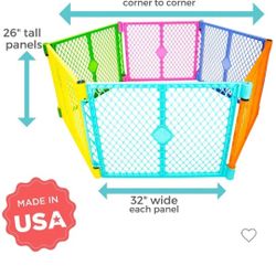 Plastic Enclosed Play Area