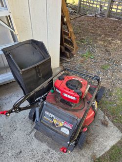 Troy-Bilt Gas Lawn Mower with Grass Catcher