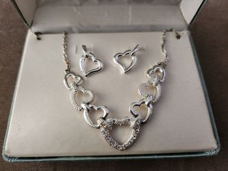 Heart Necklace Set