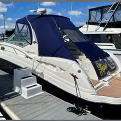 03-04 Sea Ray 340 Bimini Sunshade Canvas Top