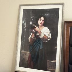 image is a print of the painting "La Treille, 1898"