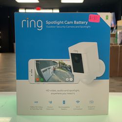 Ring Spotlight Cam Battery  Outdoor Security Camera And Spotlight 