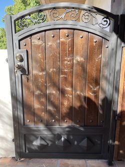 We made gates,fences