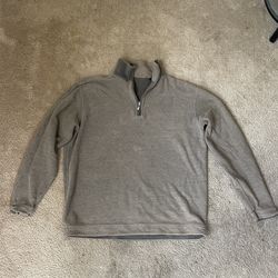Brown Quarter Zip
