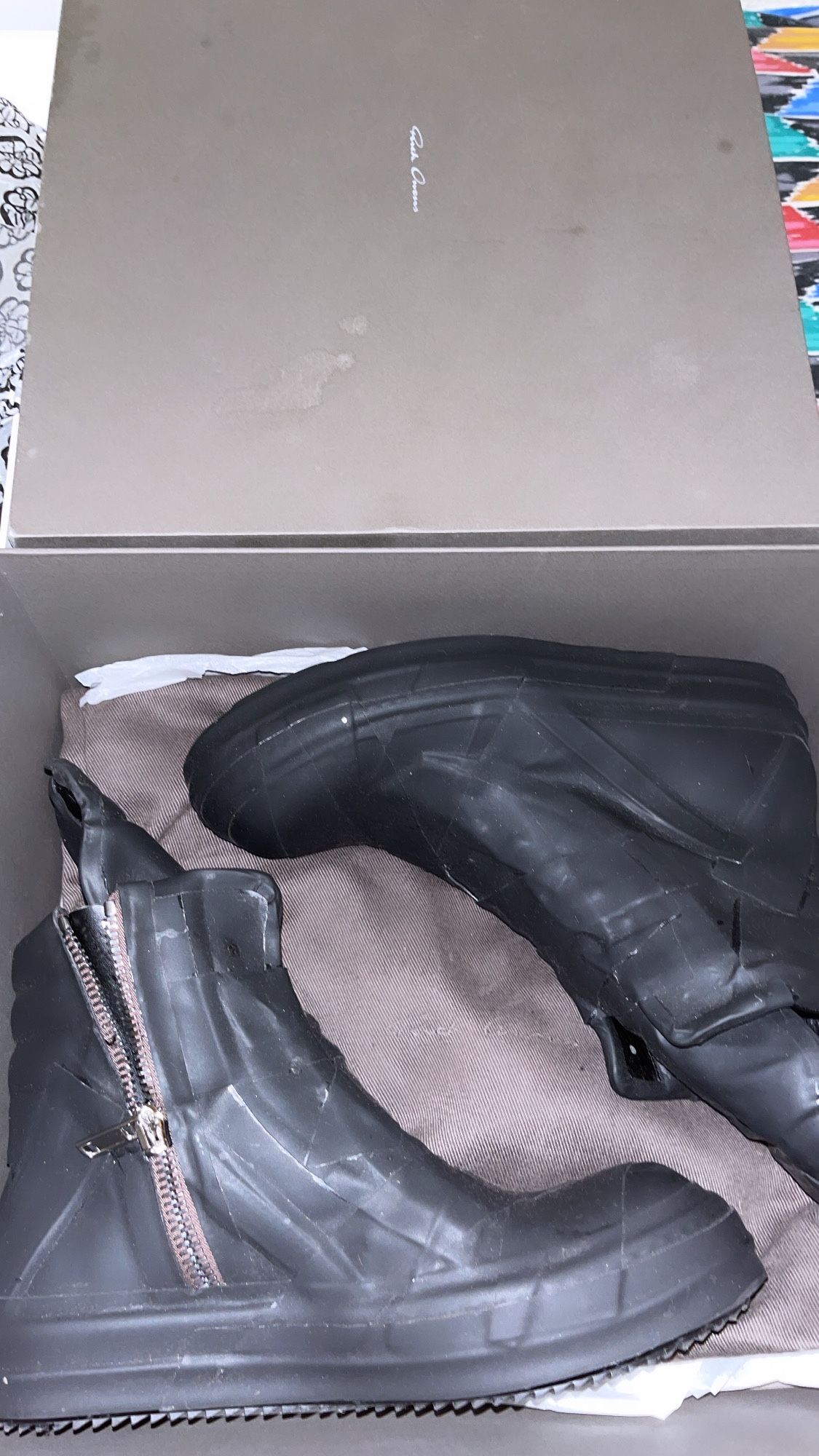 Rick Owens Leather Boot