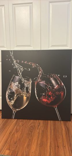 Wine canvas art