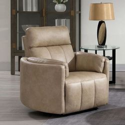 Elison - Manual Glider Recliner- Beige