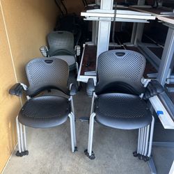 Herman Miller Caper Chairs! We Also Have Standing Desks, Task Chairs, File Cabs, And More!