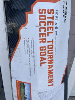 12’ X 6’ Steel Frame Soccer Net