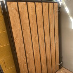 Puerta Metal Y Madera 