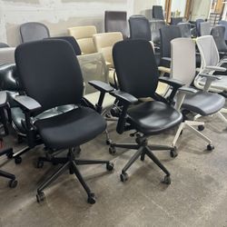 STEELCASE V2 LEAP CHAIRS