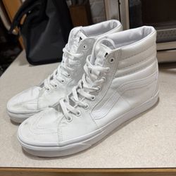 Vans White High Tops