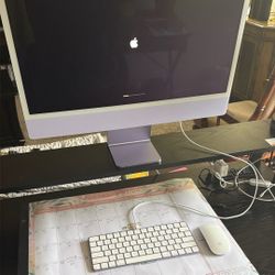 24 Inch iMac Computer - Purple