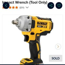 Dewalt 20v Half Inch Impact Wrench