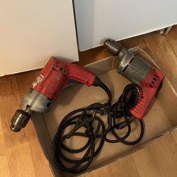 2——HEAVY DUTY MILWAUKEE DRILLS