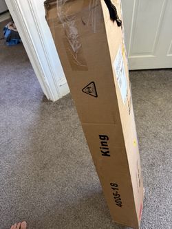 King size bed frame new never opened