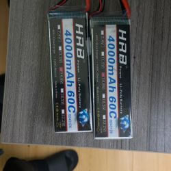 HRB 4000mAh 60C 14.8V Battery