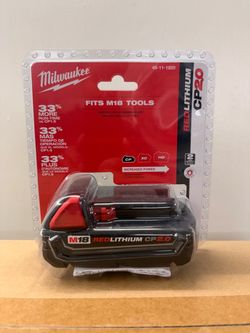 New Milwaukee M18 REDLITHIUM CP2.0 Battery Pack