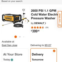DeWalt Power Washer 