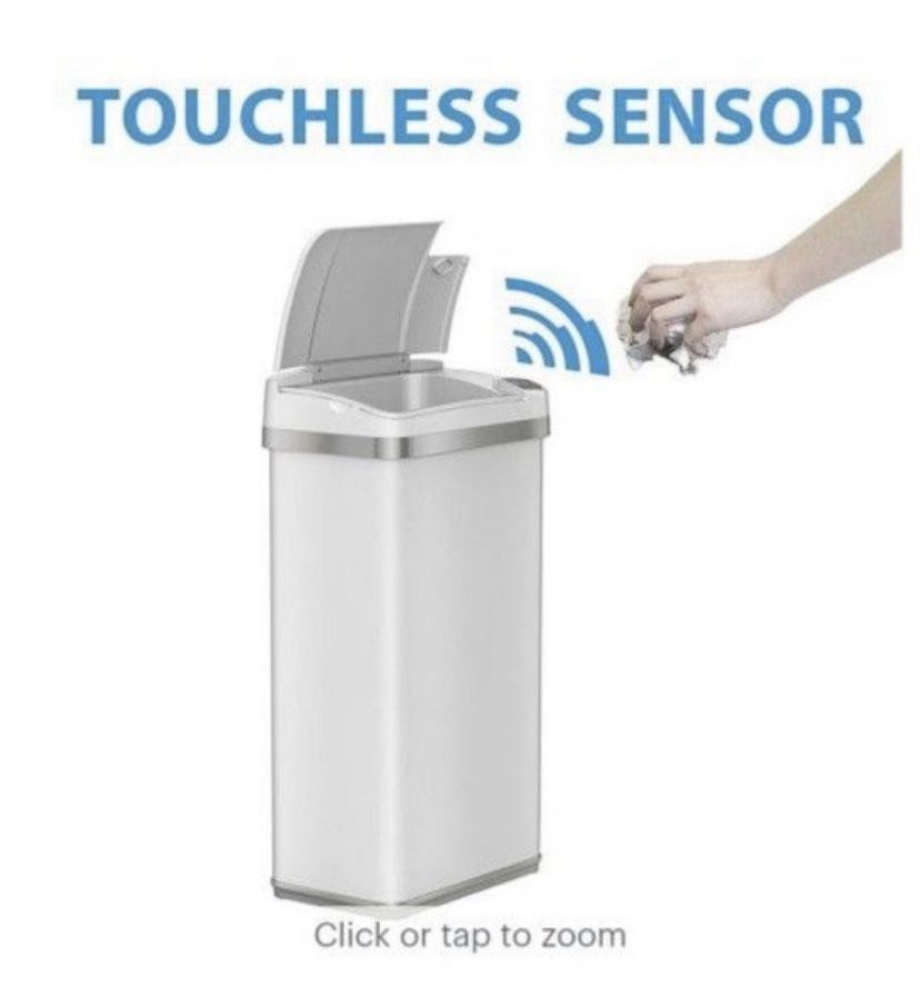 TRASH CAN  TOUCHLESS  "NEW"  4 GAL iTOUCHLESS
