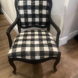 Buffalo Check side chair