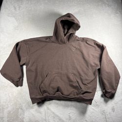 Gymshark Oversized Hoodie Women’s XL Brown Heavyweight Pullover Sweatshirt#2225